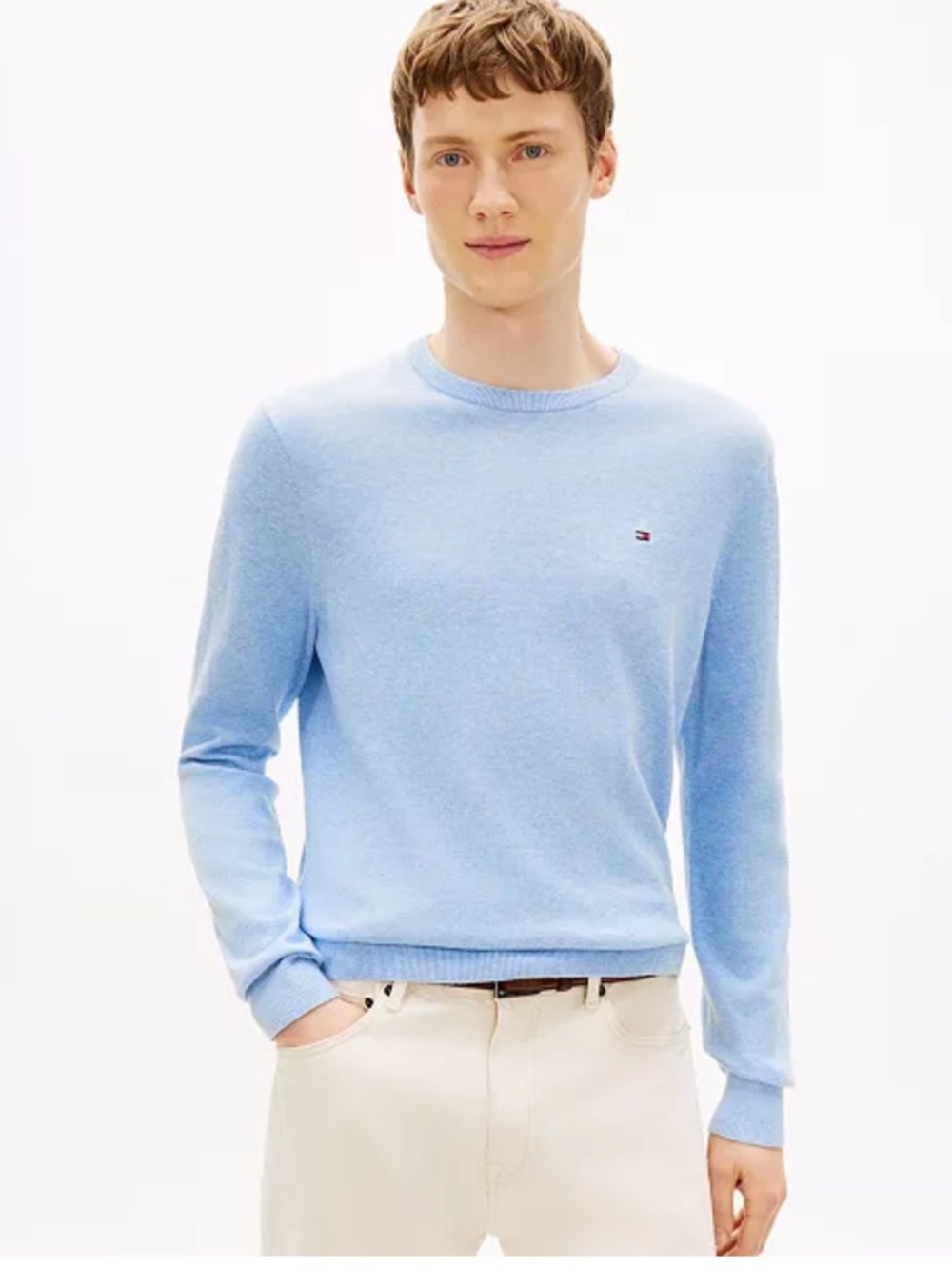 Tommy Hilfiger Light Blue Crewneck Sweater